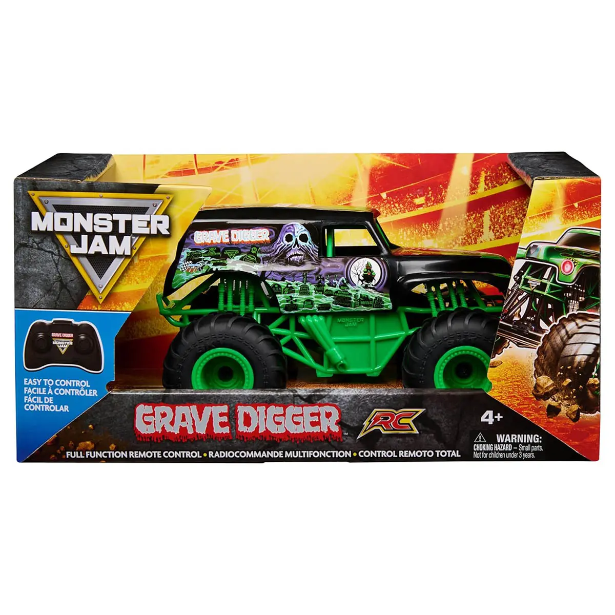 Monster Jam Grave Digger Rc 1:24 Truck 1