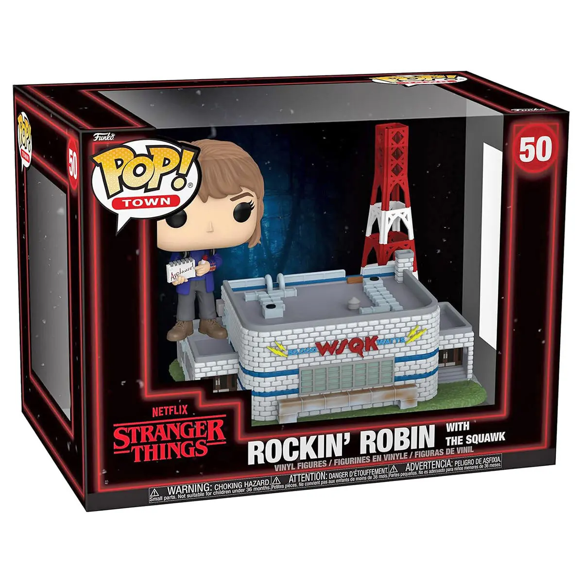 Funko Pop! Town: Stranger Things S5: Rockin' Robin With The Squawk Vinyl Figures #50 1