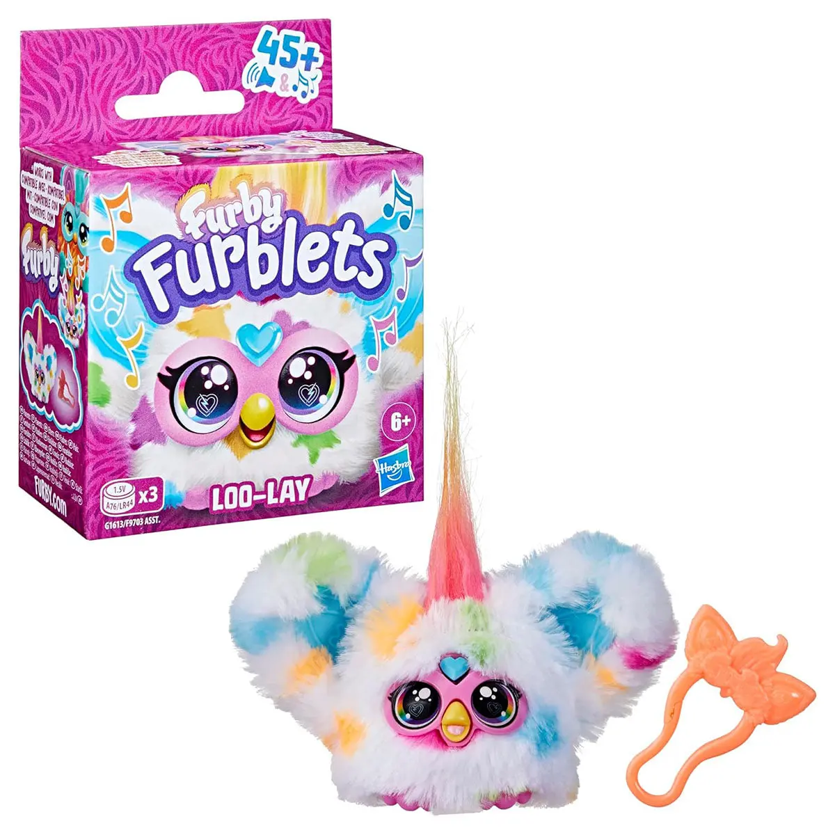 Furby Furblets Loo-Lay Mini Electronic Plush Toy For Girls & Boys 6+ 1