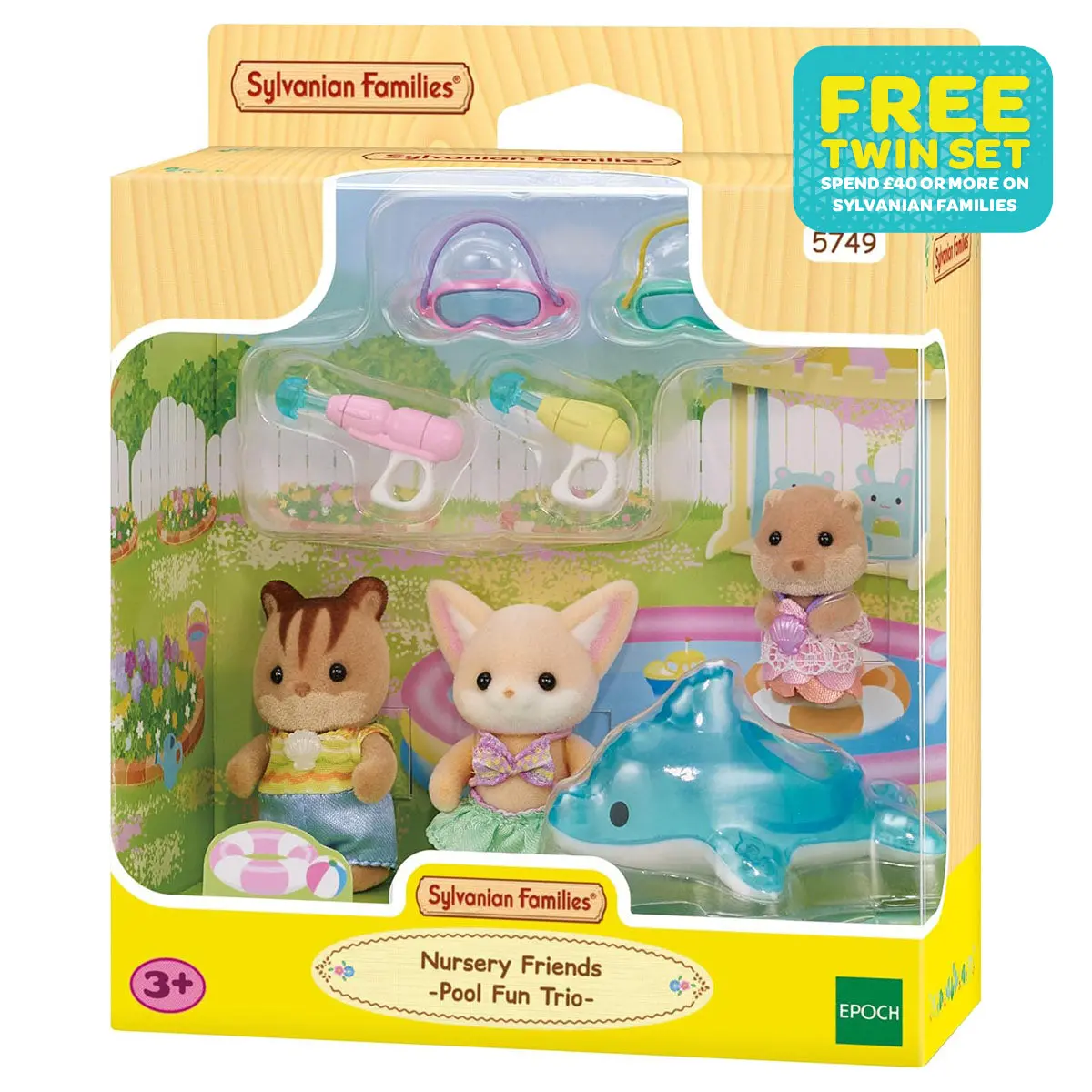 Sylvanian Families Nursery Friends - Pool Fun Trio 1