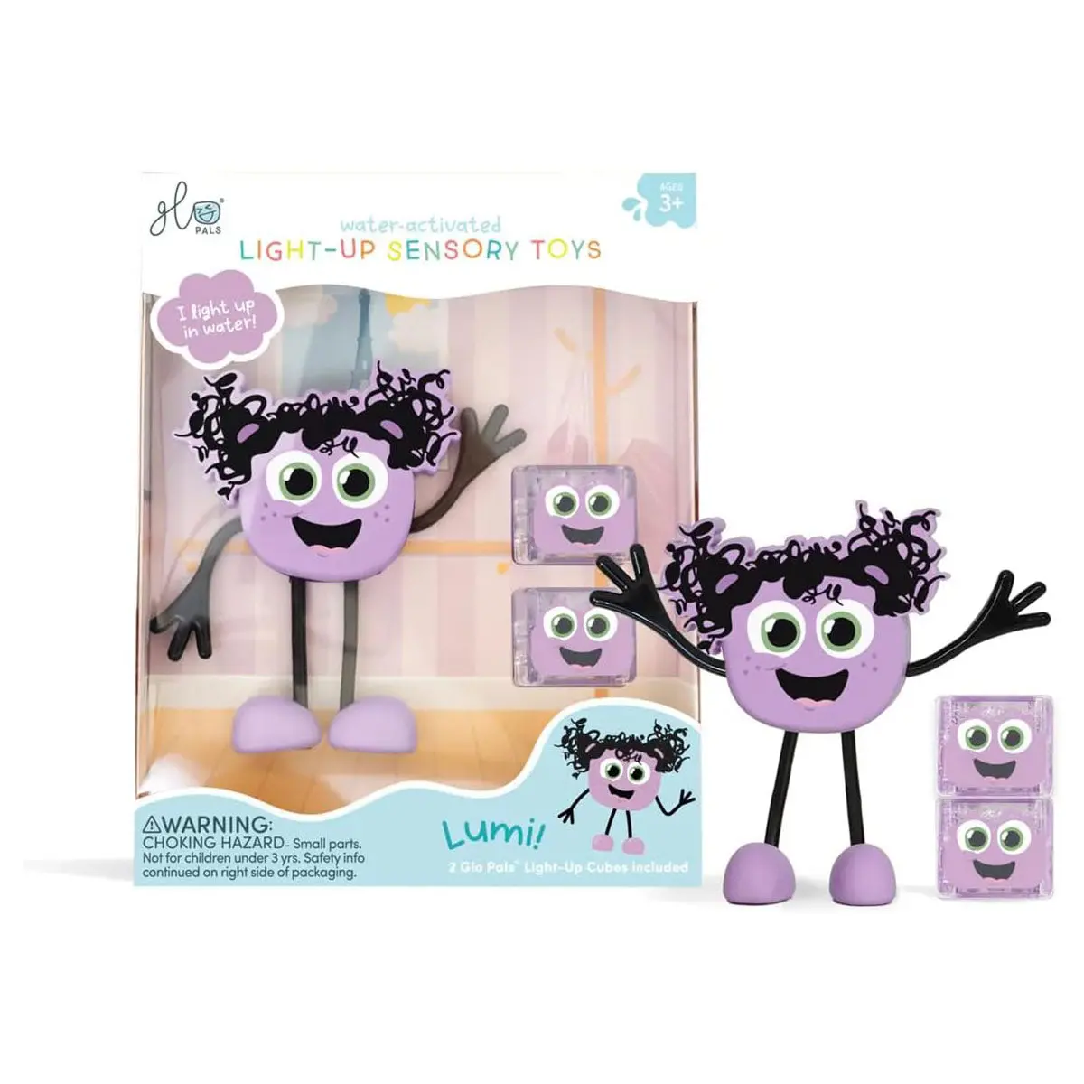 Glo Pals Water-Activated Light-Up Sensory Toys Lumi Set 1