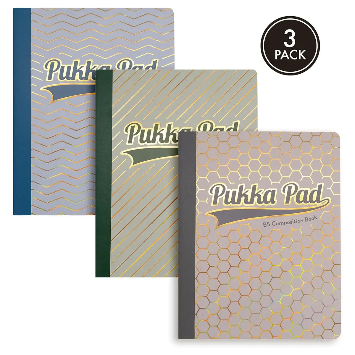 Pukka Pad Haze B5 Composition Books (3 Pack) 1
