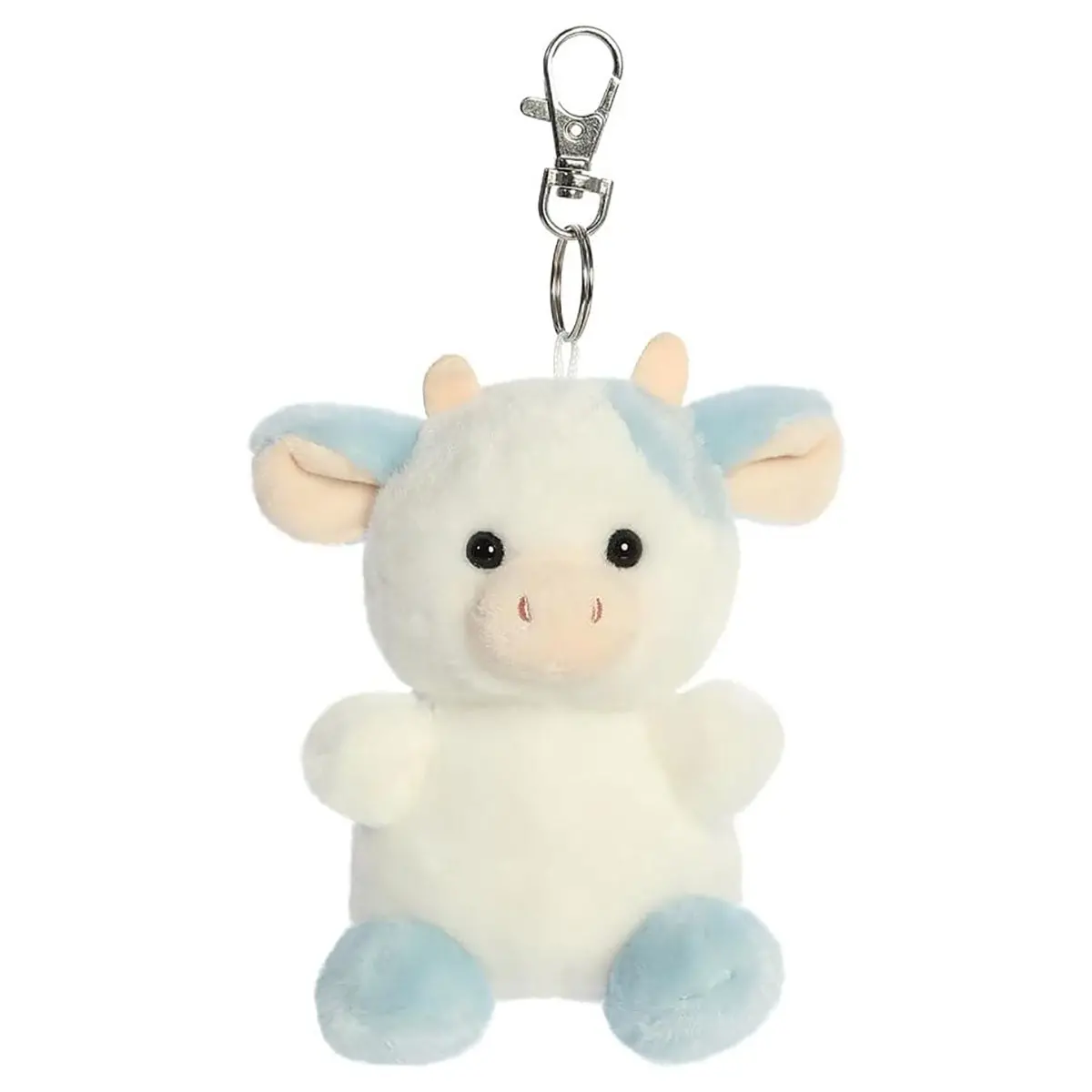 Palm Pals Skyla Blueberry Cow Clip-On 4" Plush 1