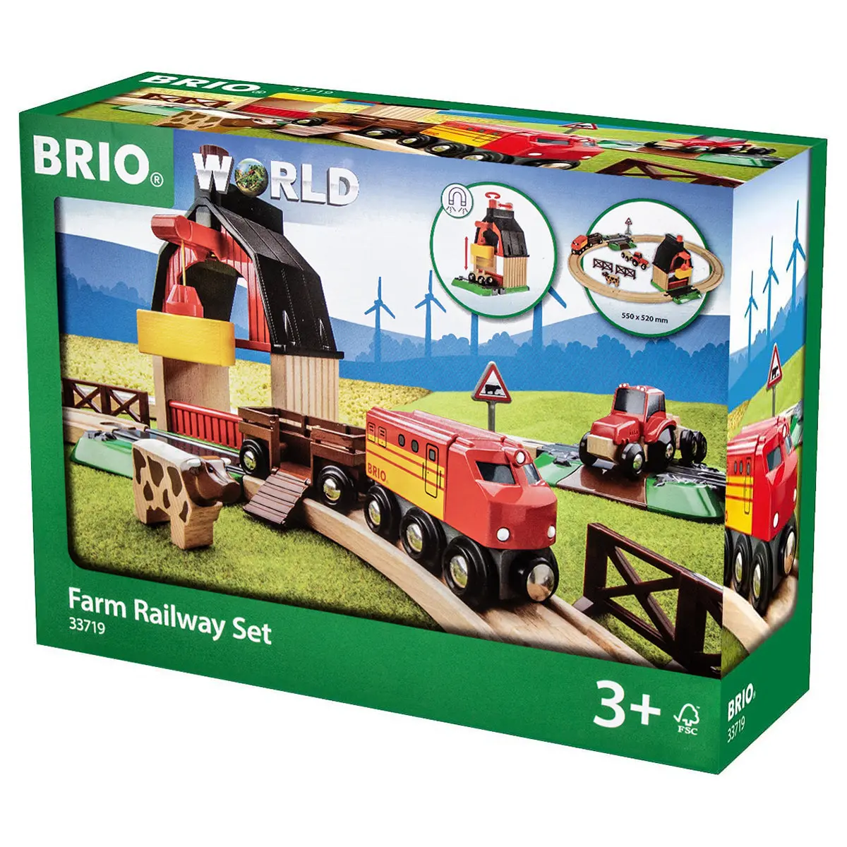 Brio World Farm Railway Set 1