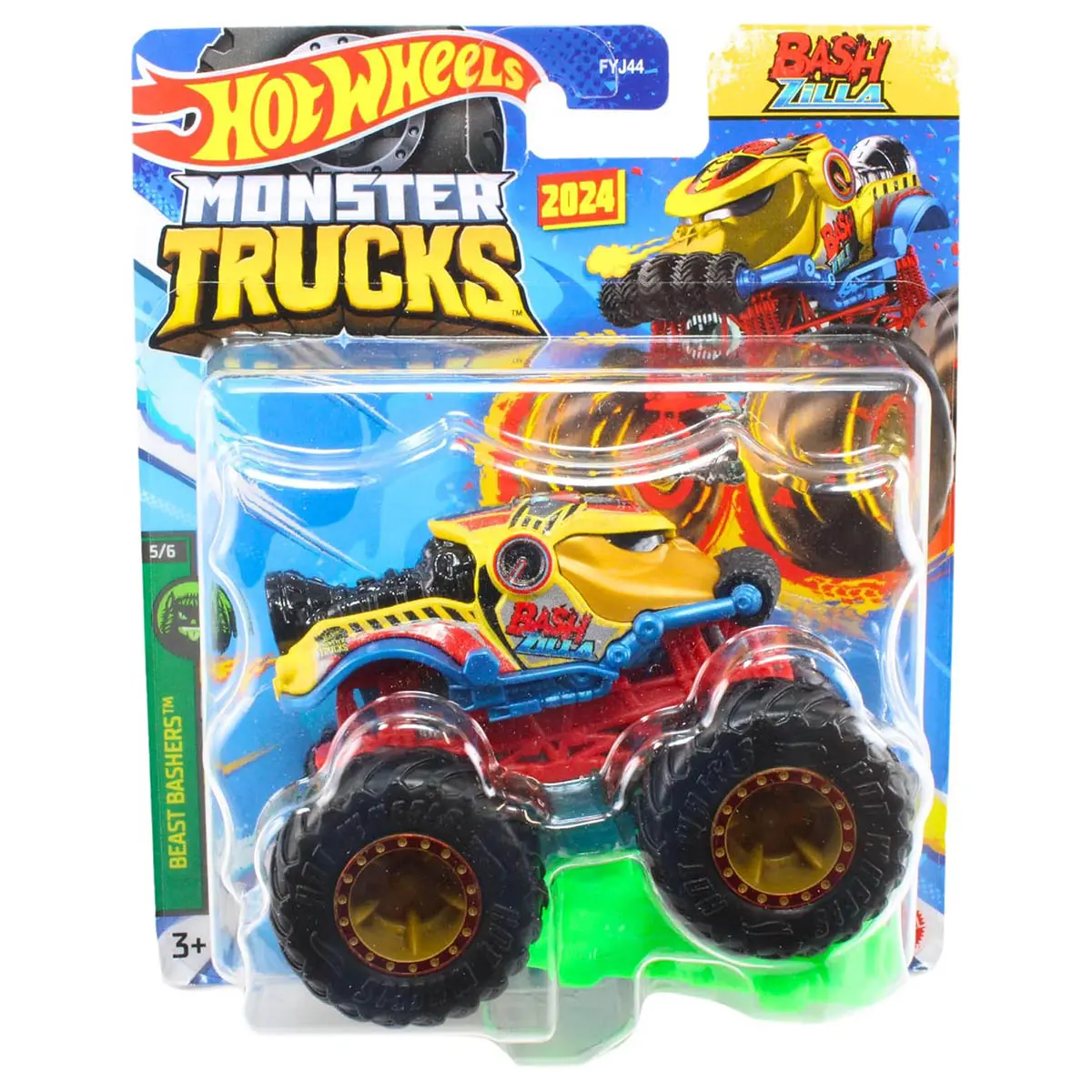 Hot Wheels Monster Trucks Beast Bashers Bash Zilla Truck 1