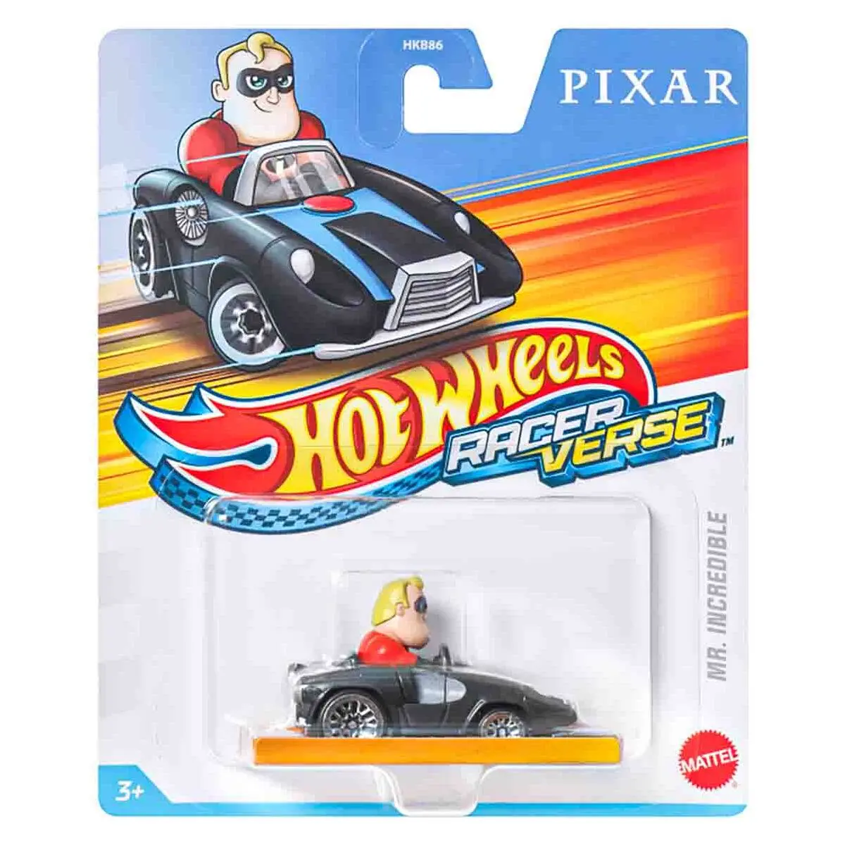 Hot Wheels Racer Verse: Pixar The Incredibles: Mr Incredible Vehicle 1