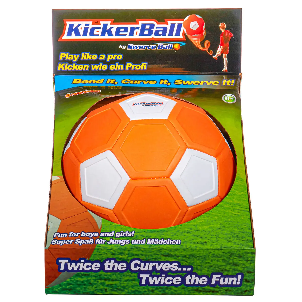Kickerball Orange & White 1