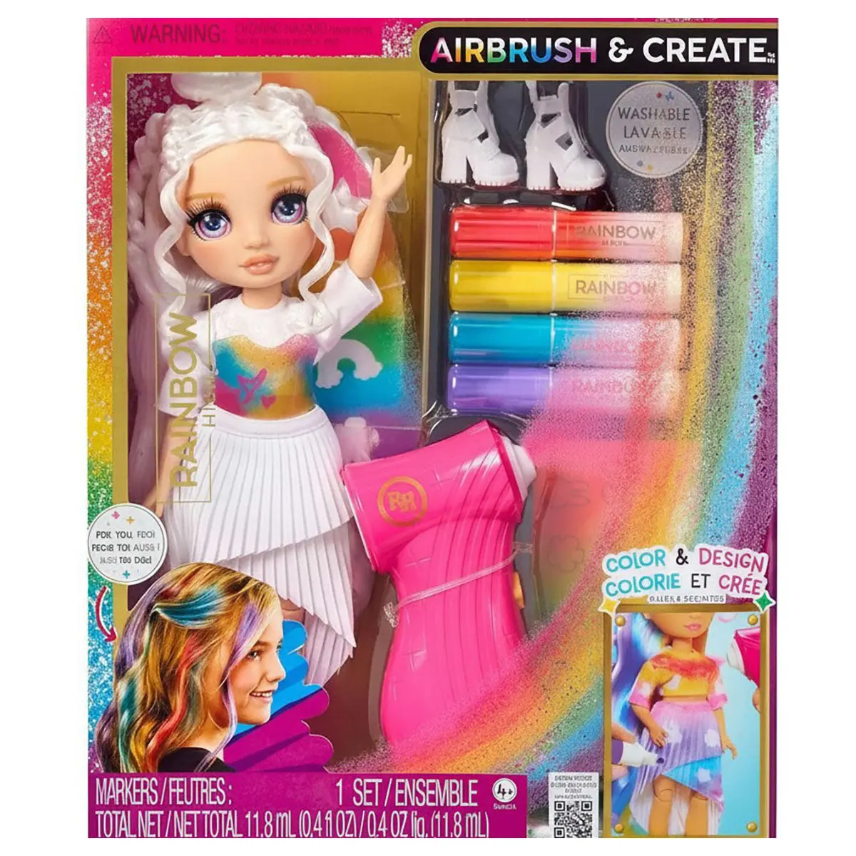 Rainbow High Airbrush & Create Fashion Doll 1