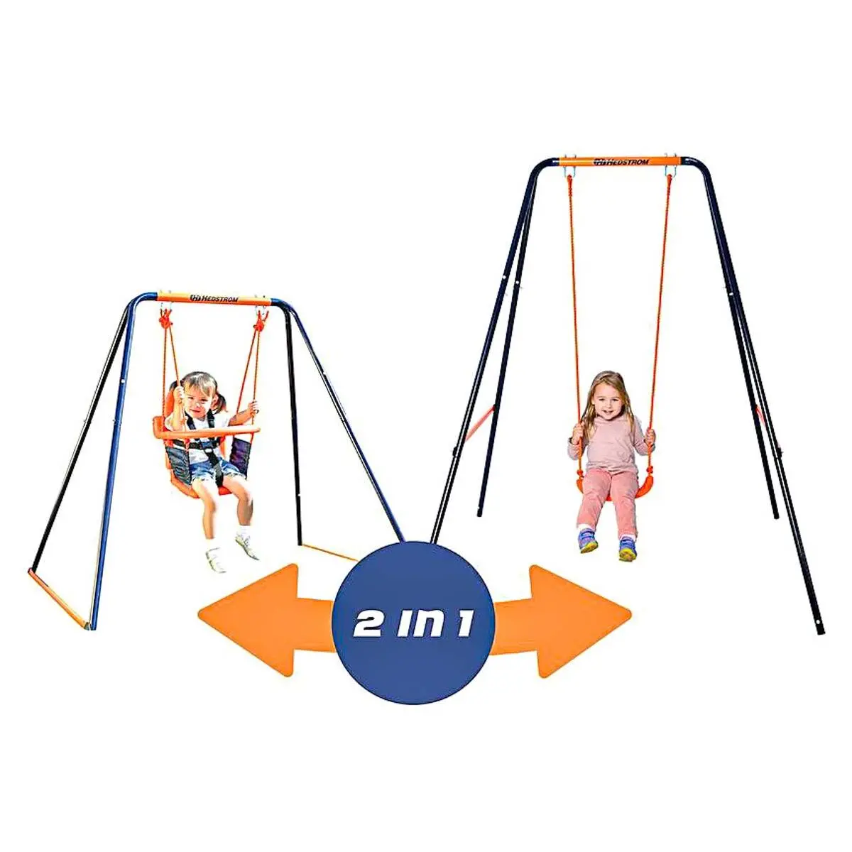 Hedstrom Deluxe 2-In-1 Swing For Toddlers To Juniors 1