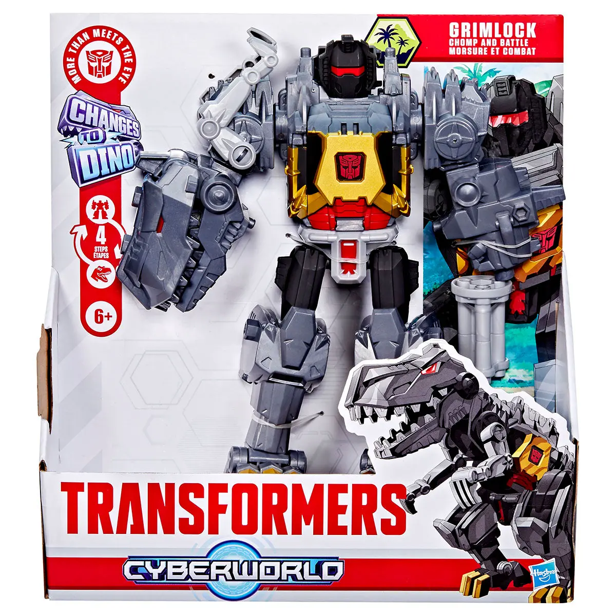 Transformers Cyberworld: Grimlock Chomp And Battle Figure 1