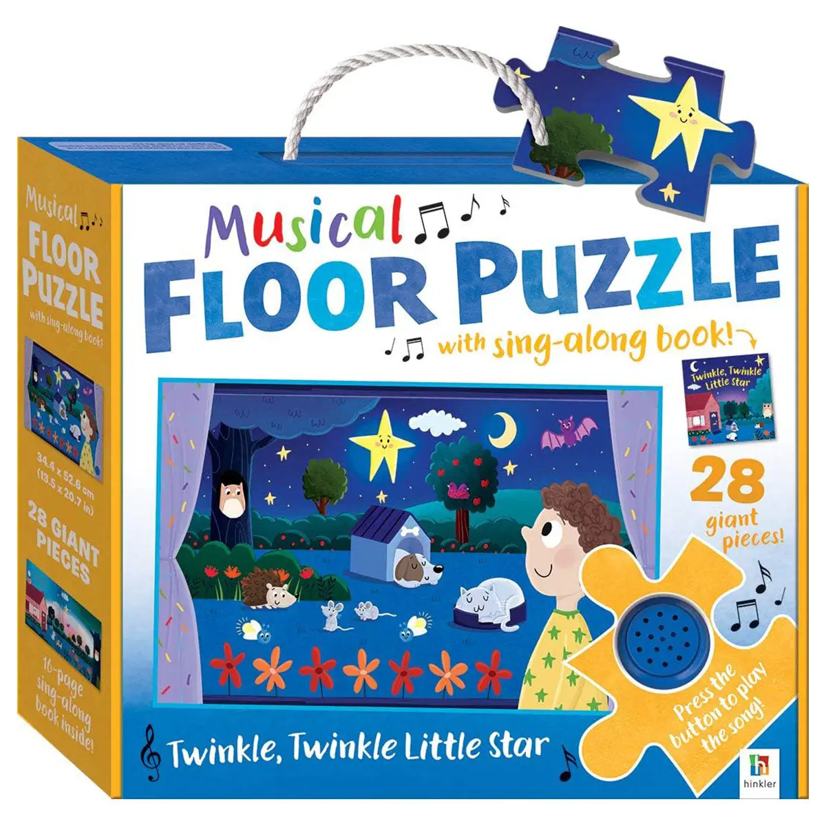 Musical Floor Puzzle With Twinkle, Twinkle Little Star Sing-A-Long Book 1