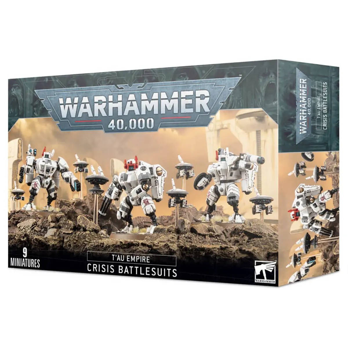 Warhammer 40,000 T'au Empire: Crisis Battlesuits Miniatures Set 1