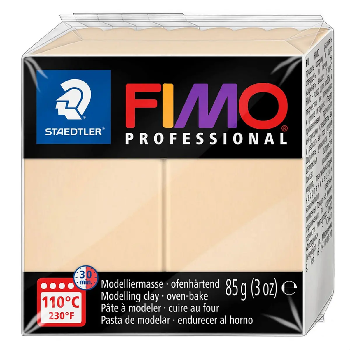 Staedtler Fimo Professional Champagne Oven-Bake Modelling Clay 85G 1