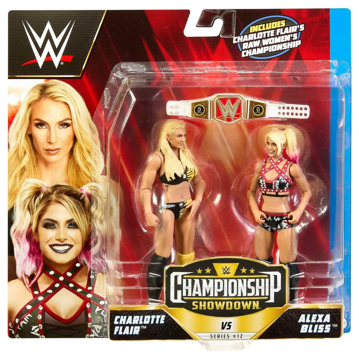 Wwe Championship Showdown Series #12 Charlotte Flair Vs Alexa Bliss Figures 1