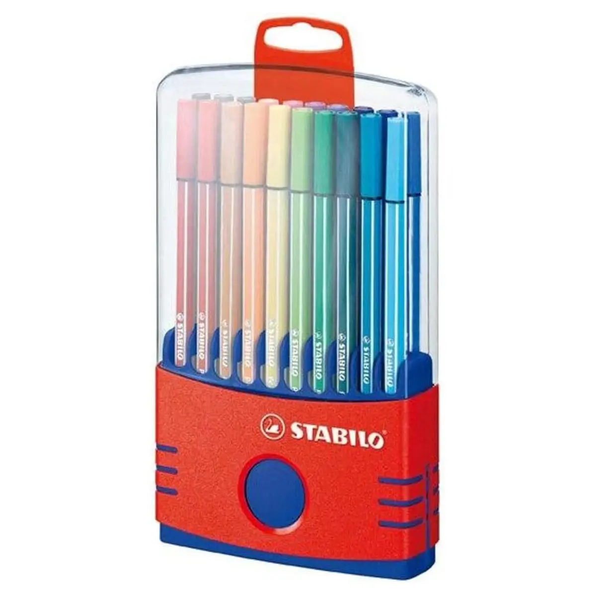 Stabilo Pen 68 Colorparade Fibre-Tip Pens With Case (20 Pack) 1