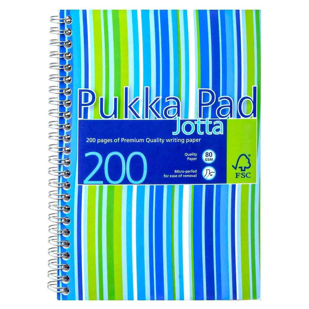 Pukka Pad A5 Jotta Stripy Notebook 200 Pages (Styles Vary) 1
