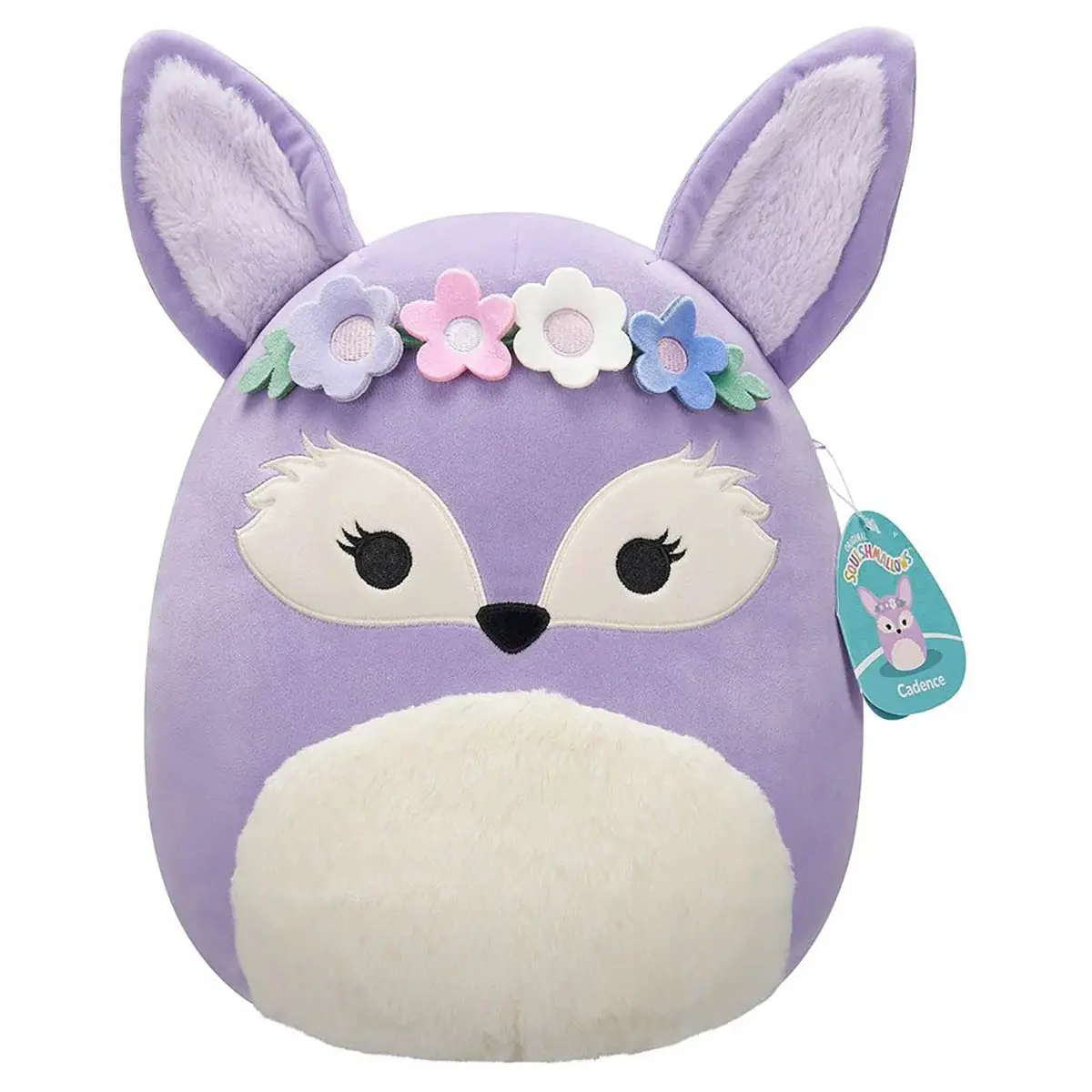 Squishmallows Cadence Lilac Fennec Fox 12" Plush 1