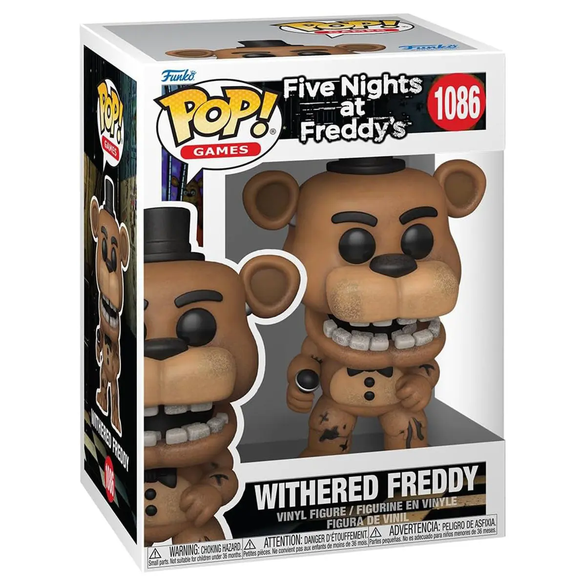 Funko Pop! Games: Five Nights At Freddy's: Withered Freddy Vinyl Figure #1086 1
