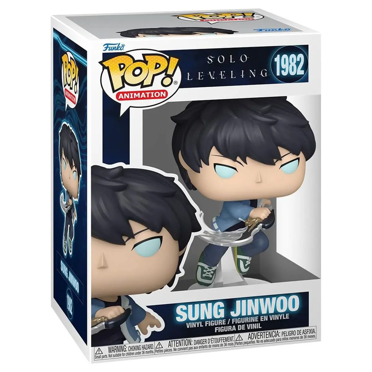 Funko Pop! Animation: Solo Leveling: Sung Jinwoo With Chase Vinyl Figure #1982 1