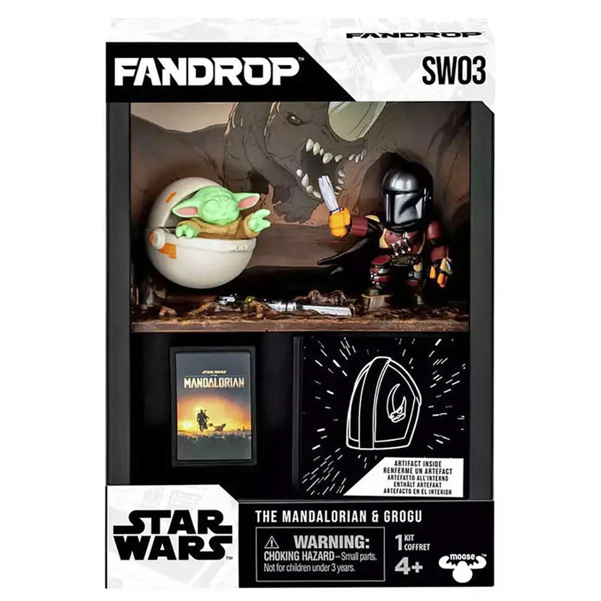 Fandrop Star Wars: The Mandalorian: Mandalorian & Grogu Figures Set 1