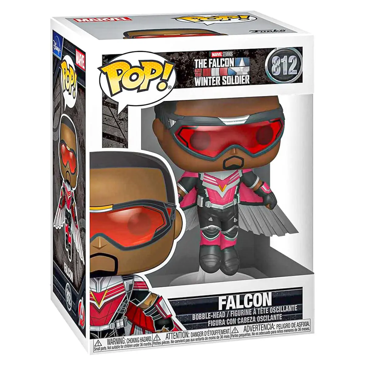 Funko Pop! Marvel The Falcon &Amp; The Winter Soldier: Falcon Flying Bobblehead Figure #812 1