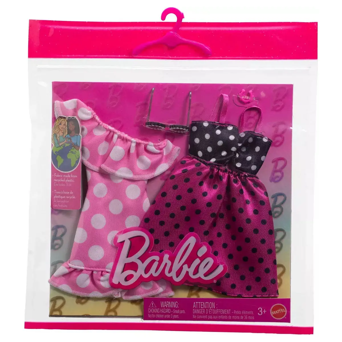 Barbie Fashion Polka Dot Outfit (2 Pack) 1