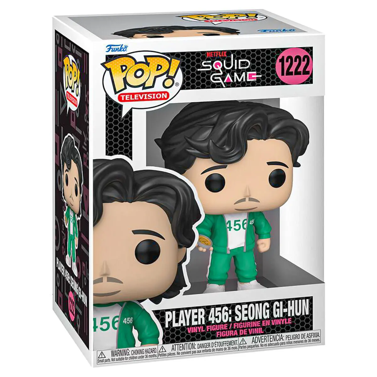 Funko Pop! Television: Squid Game Player 456: Seong Gi-Hun Vinyl Figure #1222 1