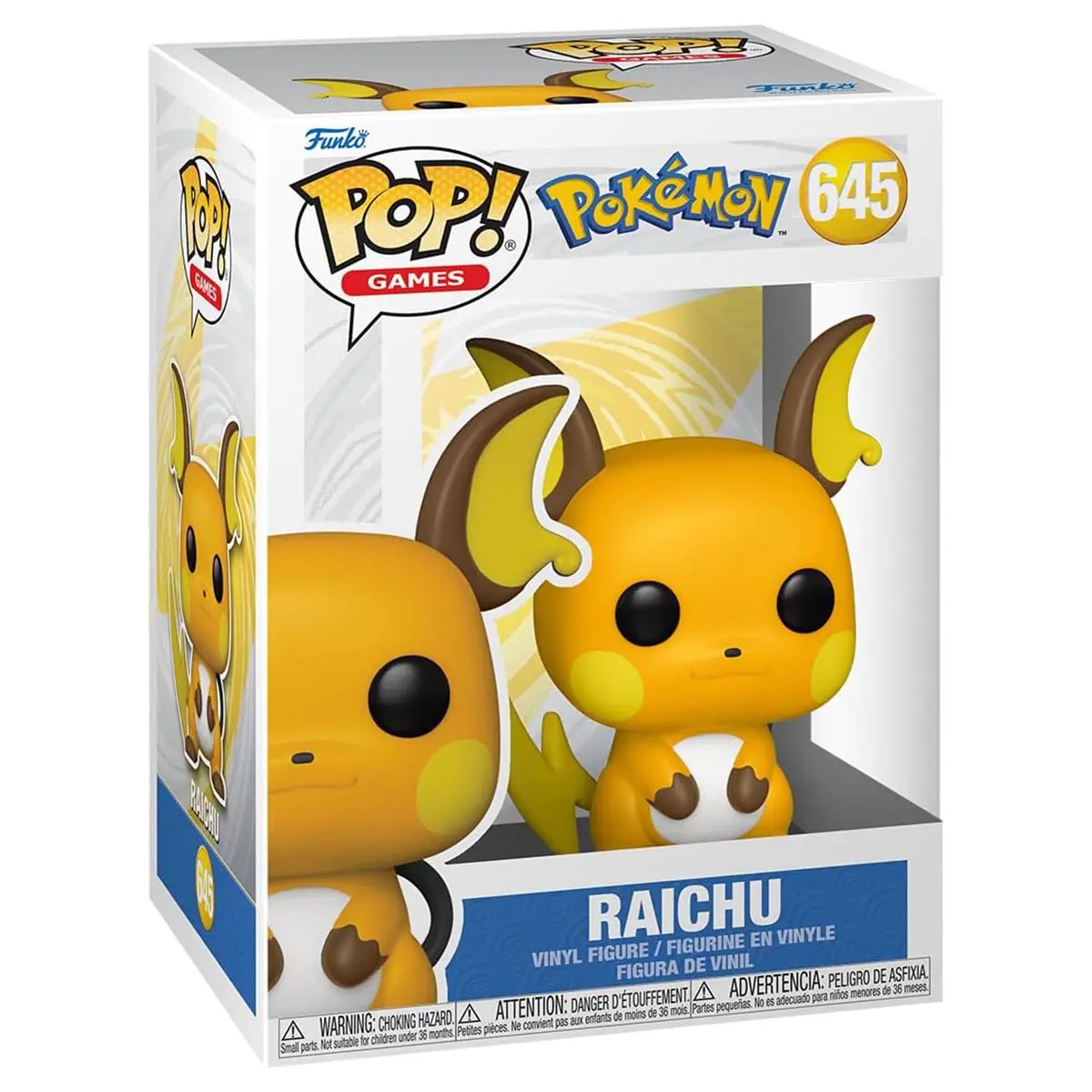 Funko Pop! Games: Pokémon: Raichu Vinyl Figure #645 1