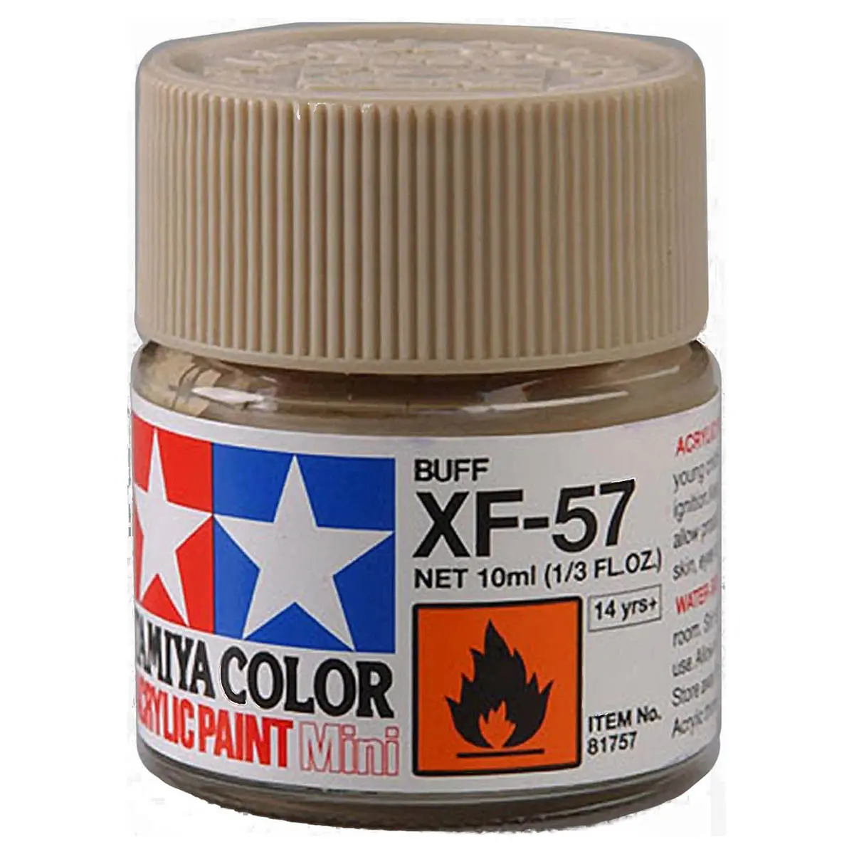 Tamiya Color Acrylic Paint Mini Xf-57 Buff 1