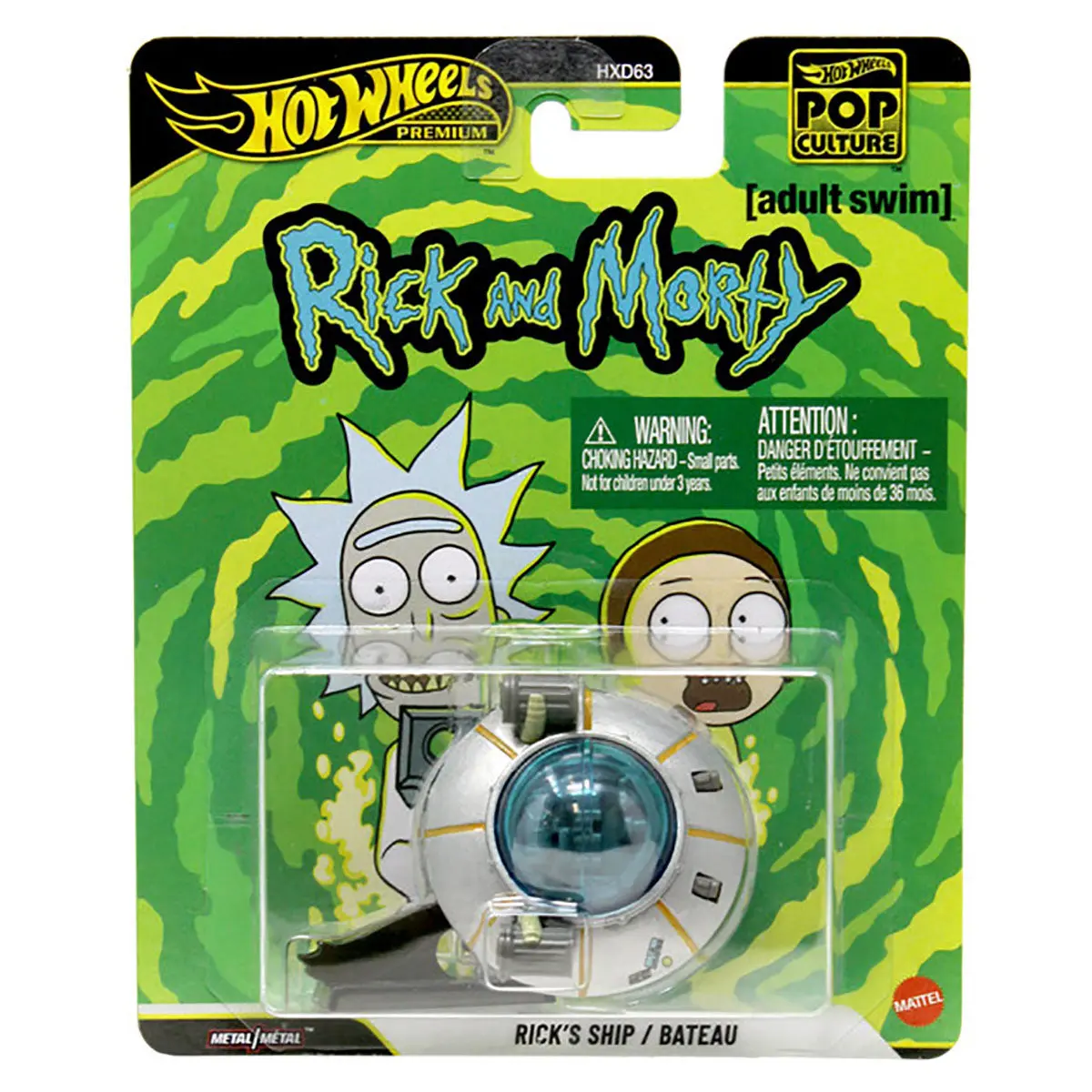 Hot Wheels Pop Culture Rick & Morty Rick's Ship Vehicle 1