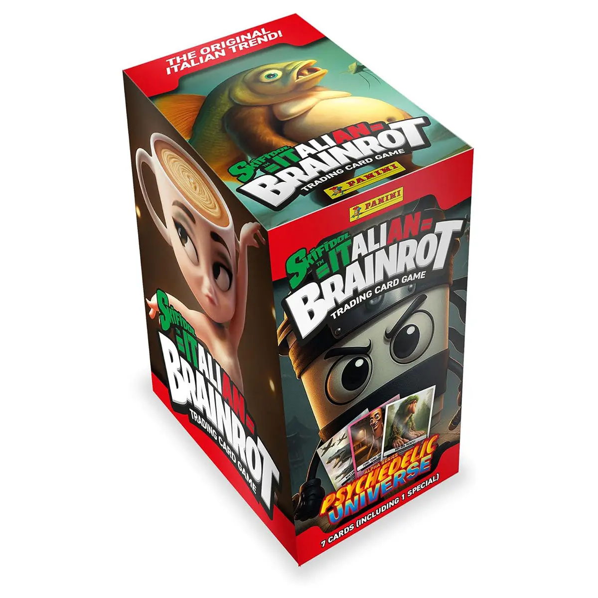 Panini Skifidol Italian Brainrot Trading Card Game Psychedelic Universe 24 Pack Box 1