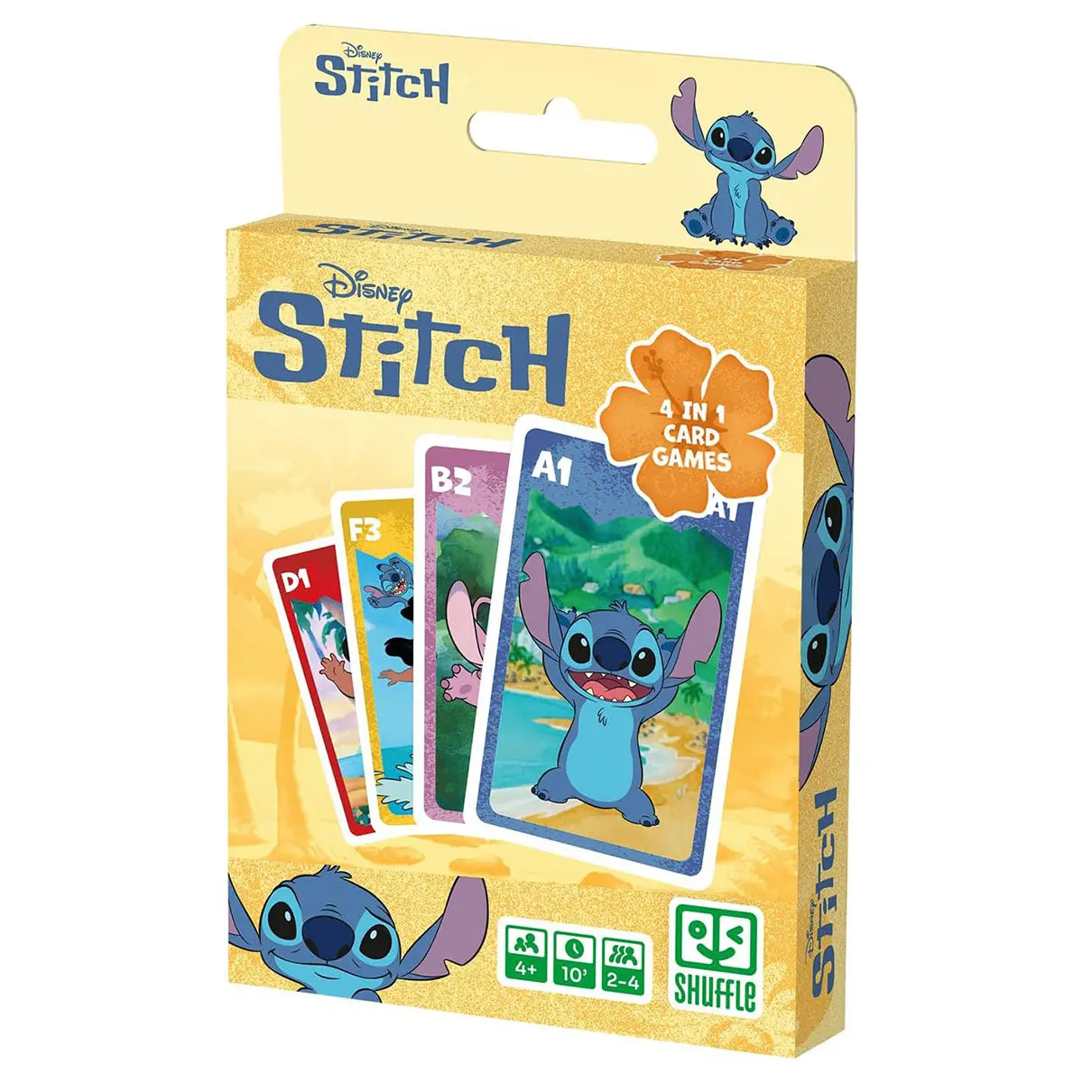 Shuffle Disney Stitch 4 In 1 Card Game 1
