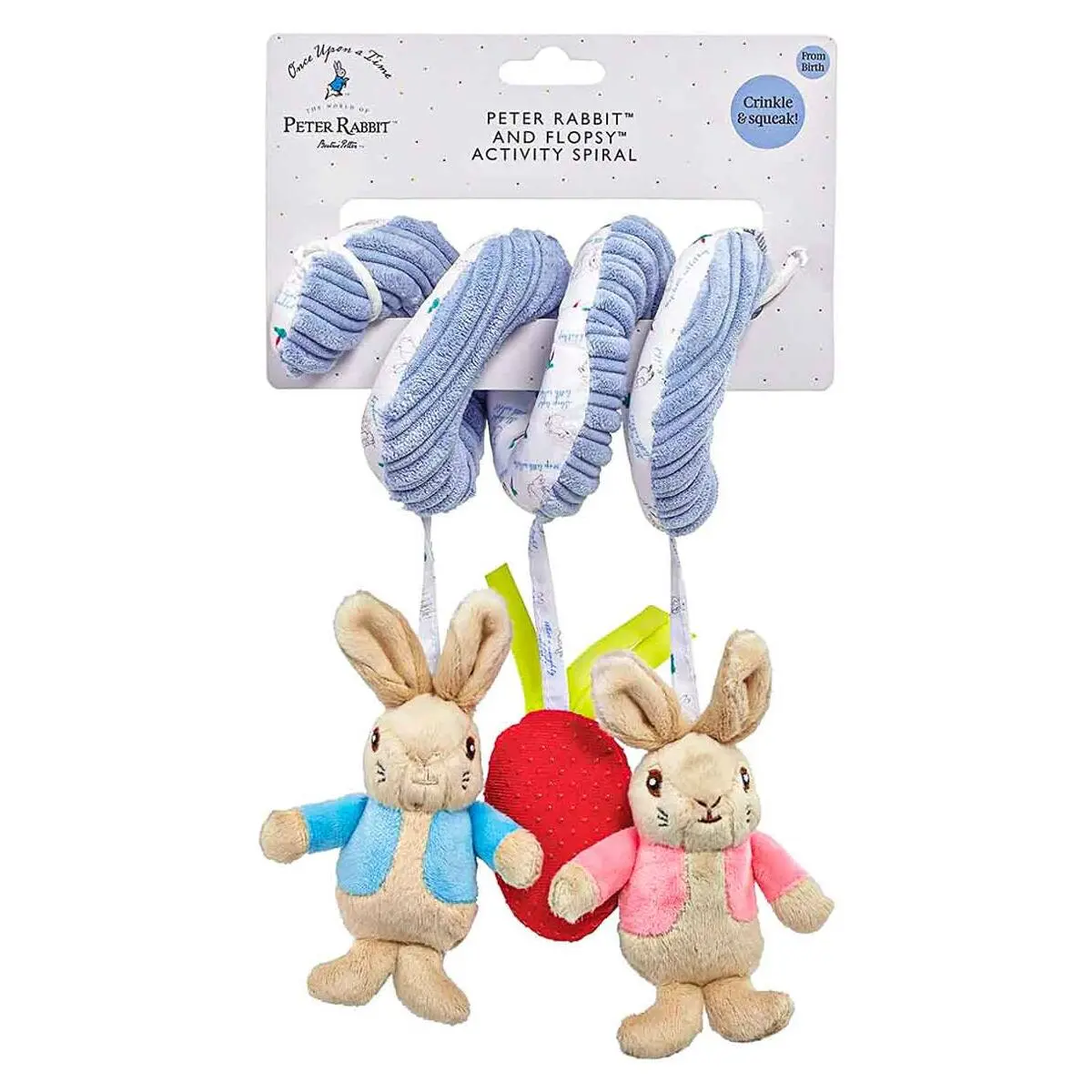 Peter Rabbit And Flopsy Bunny Activity Spiral Soft Toy 1