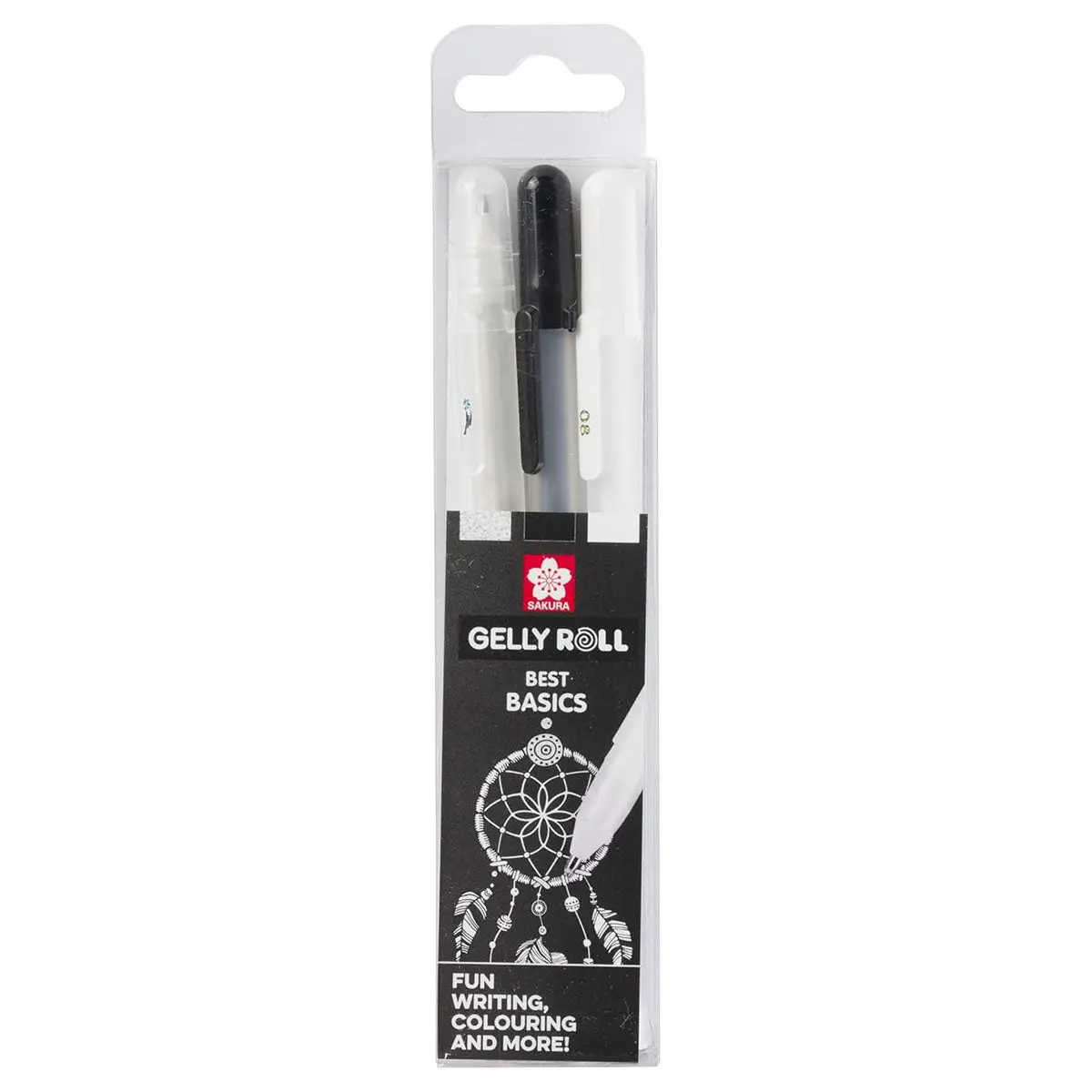 Sakura Gelly Roll Mixed Set Clear Black White 3 Colours 1