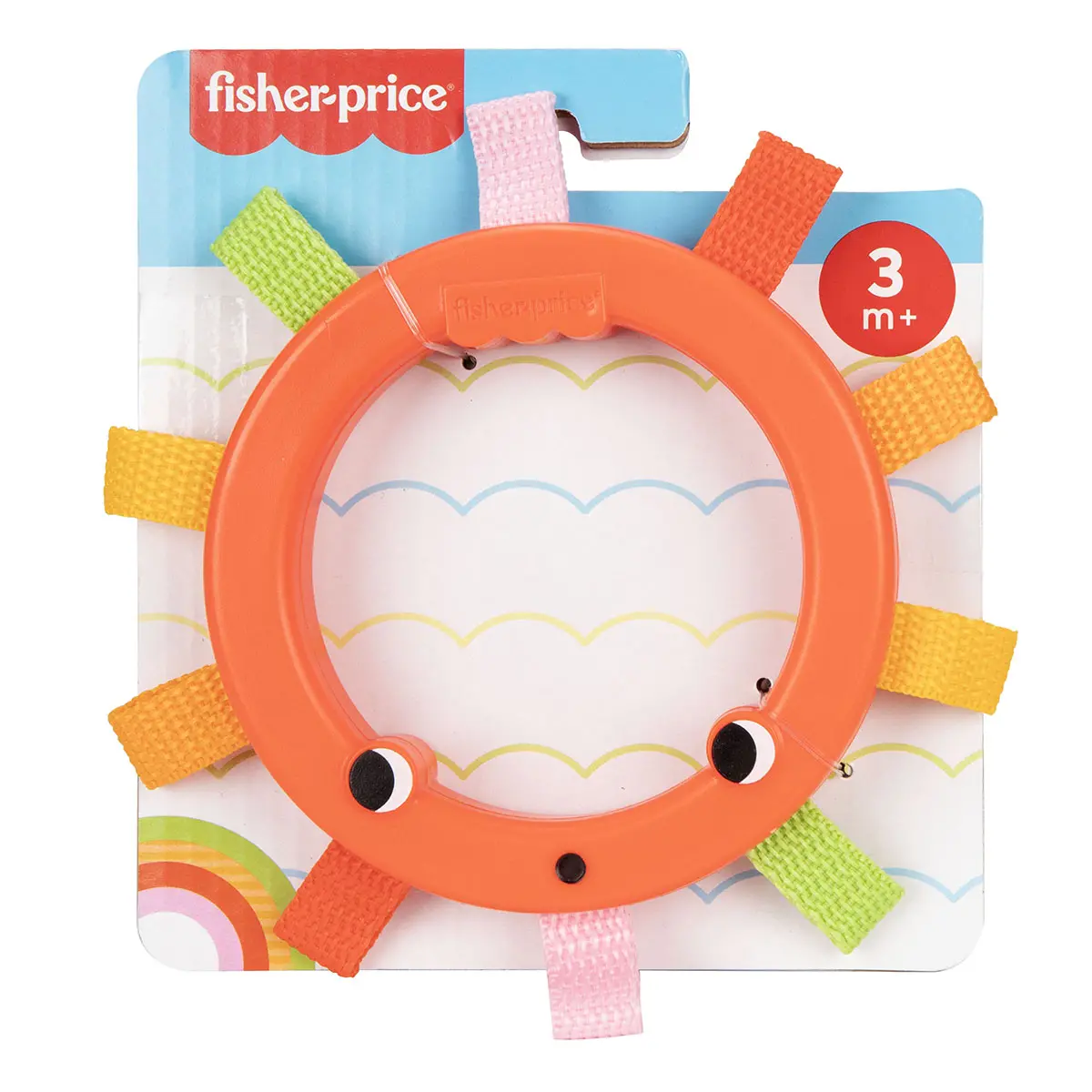 Fisher-Price Sensory Ring With Soft Fabric Tags 1