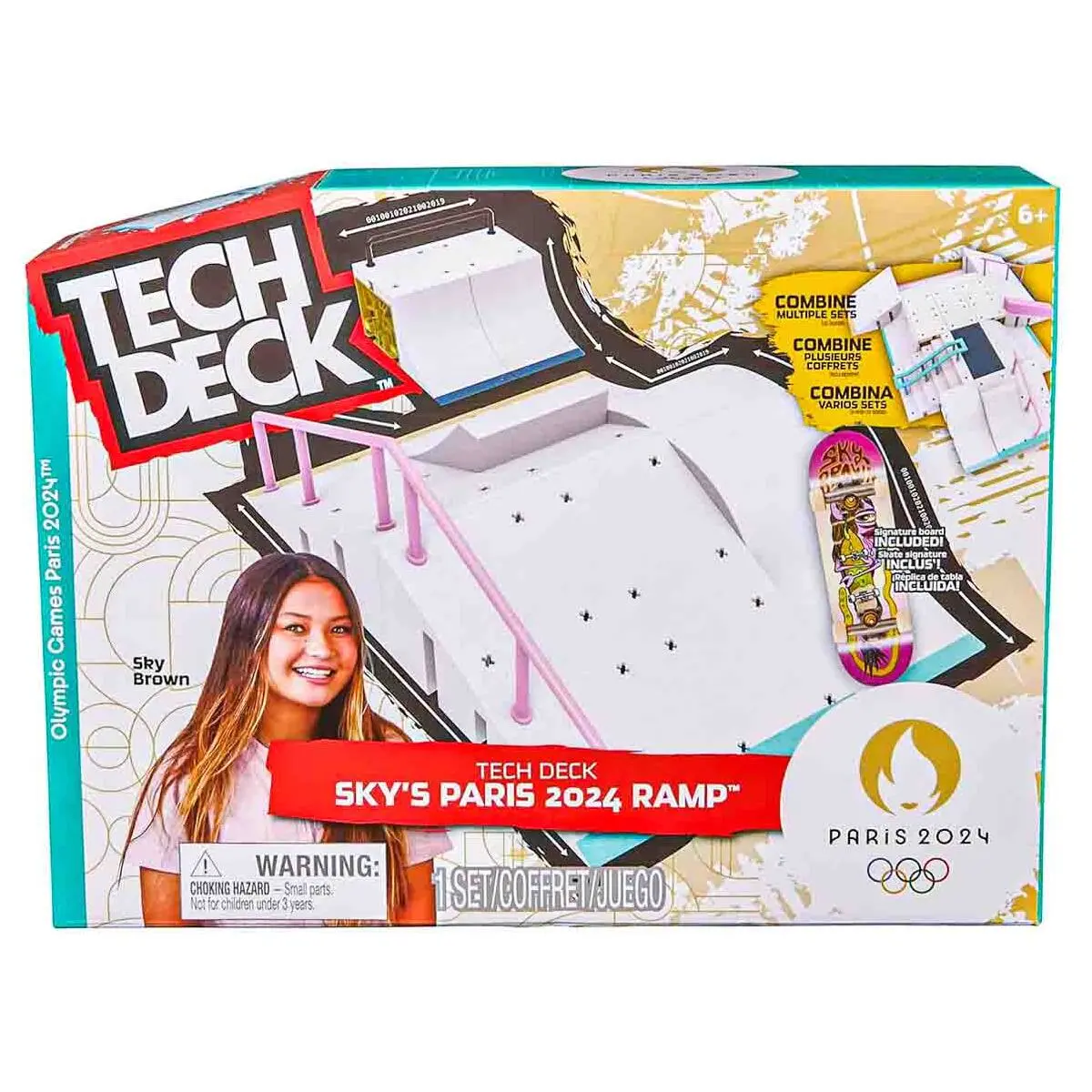 Tech Deck Sky's Paris Ramp 2024 X-Connect Fingerboard Set 1