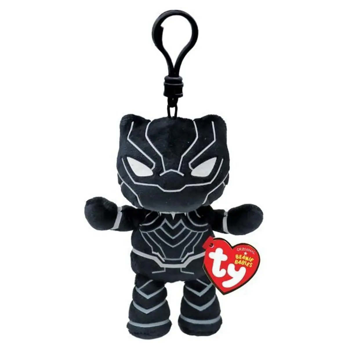 Ty Beanie Babies Marvel Black Panther Keychain Plush 1