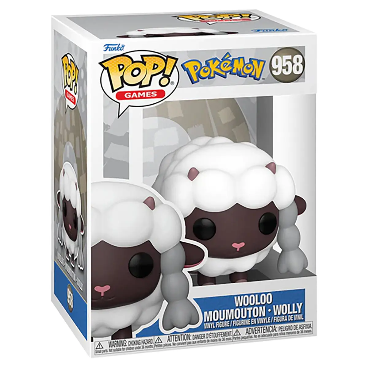 Funko Pop! Games: Pokémon Wooloo Vinyl Figure #958 1