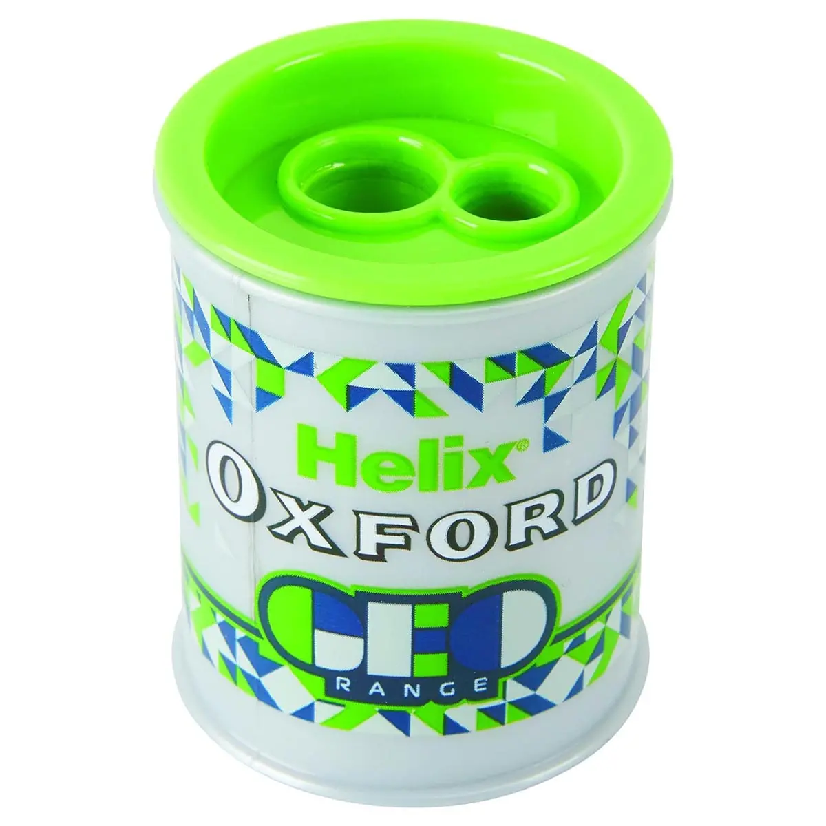 Helix Oxford Geo Range Double Hole Barrel Pencil Sharpener 2