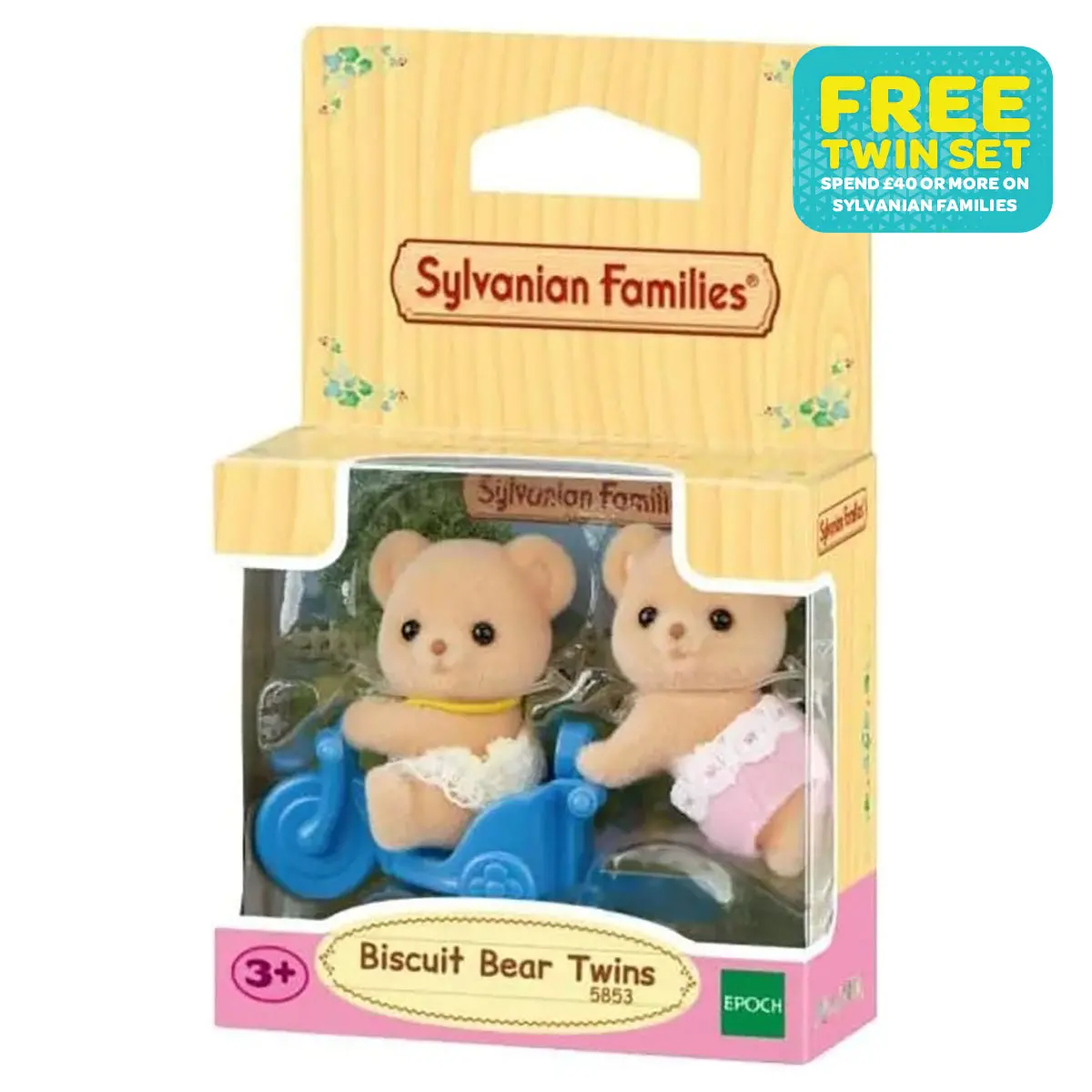 Sylvanian Families Biscuit Bear Twins Set 1