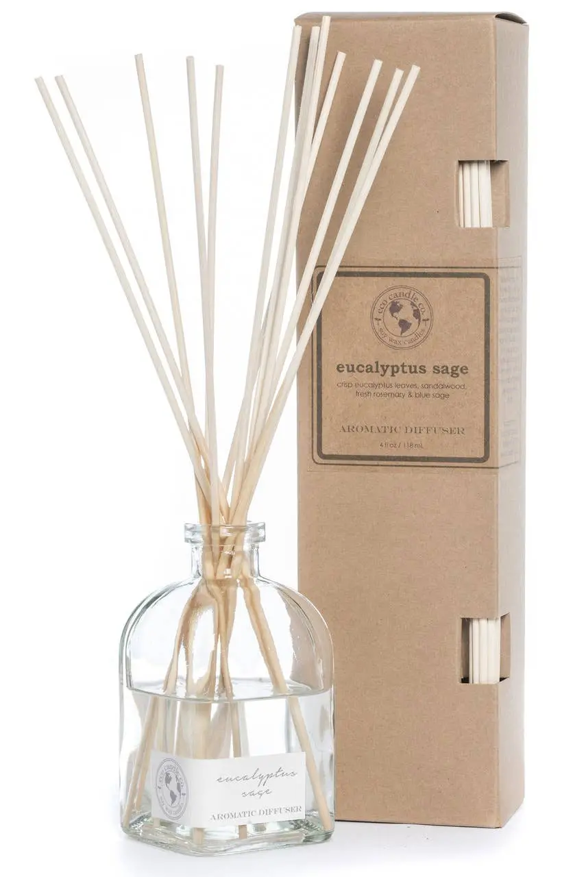Eco Candle Company - Reed Diffuser - Eucalyptus Sage 1