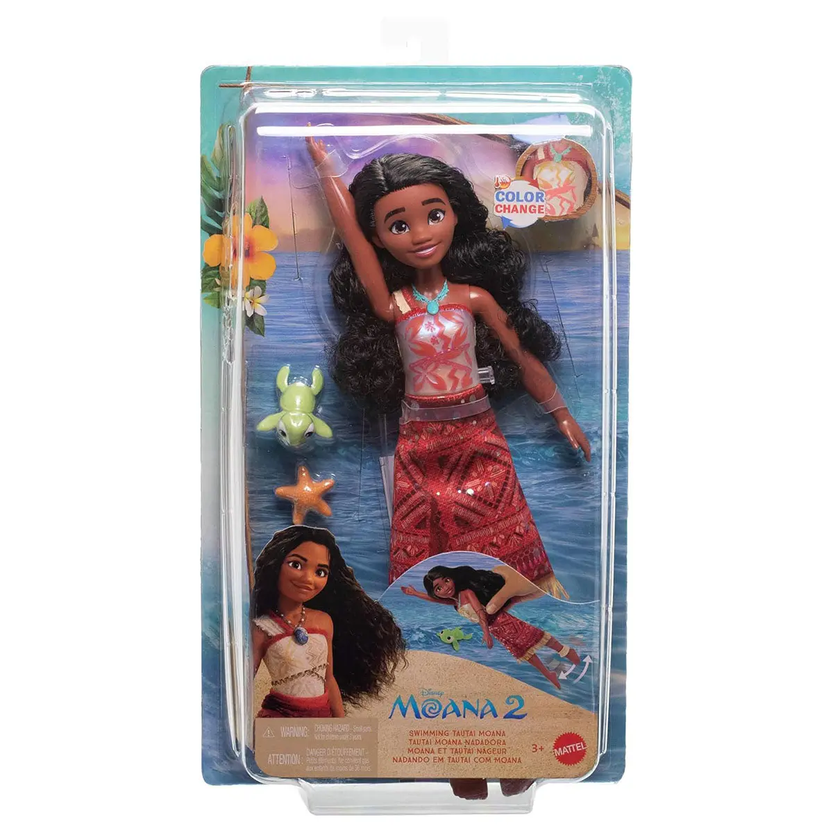 Disney Moana 2 Swimming Tautai Moana Fashion Doll 1