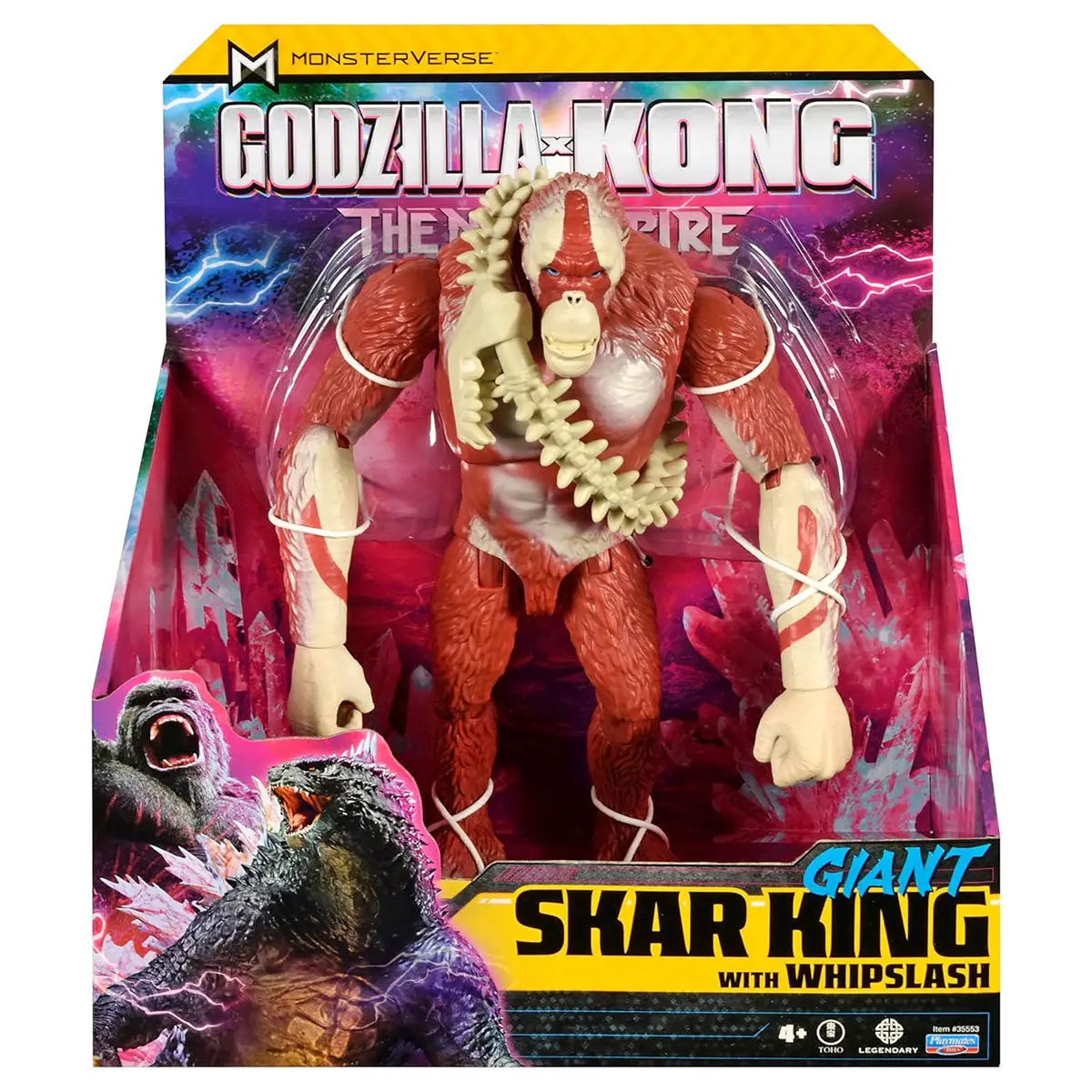 Godzilla X Kong: The New Empire Giant Skar King With Whiplash 11" Figure 1