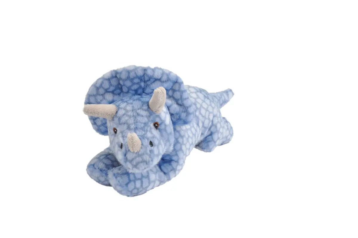 Wild Republic - Ecokins-Mini Triceratops Stuffed Animal 8" 1