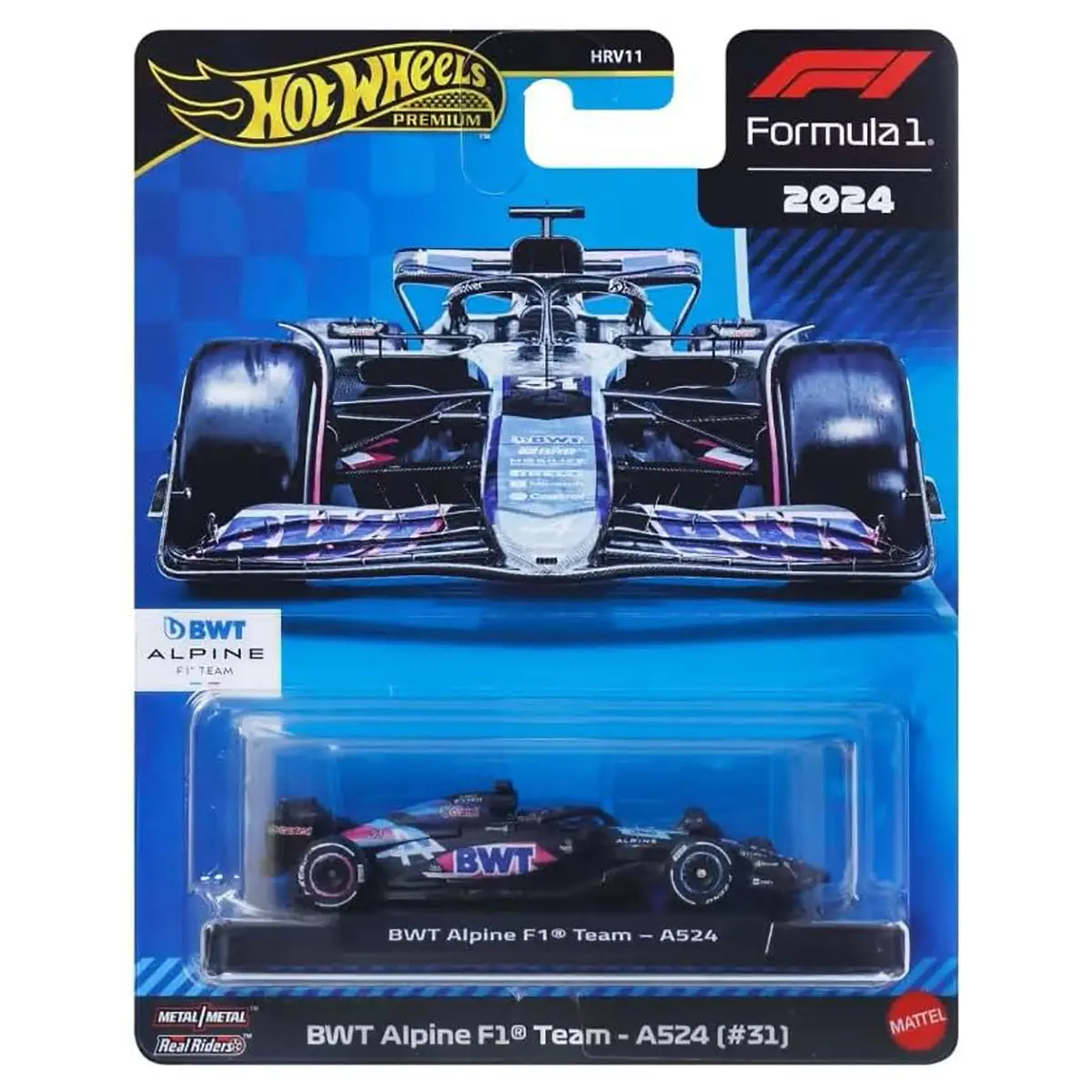 Hot Wheels Formula 1 2024: Bwt Alpine F1 Team A524 (#31) Esteban Ocon 1