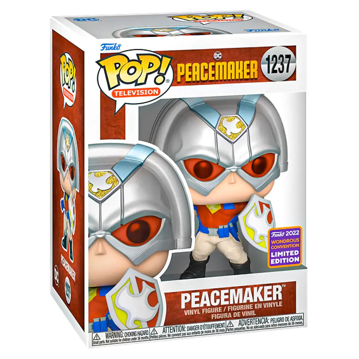 Funko Pop! Television: Dc Peacemaker With Shield Vinyl Figure #1237 1