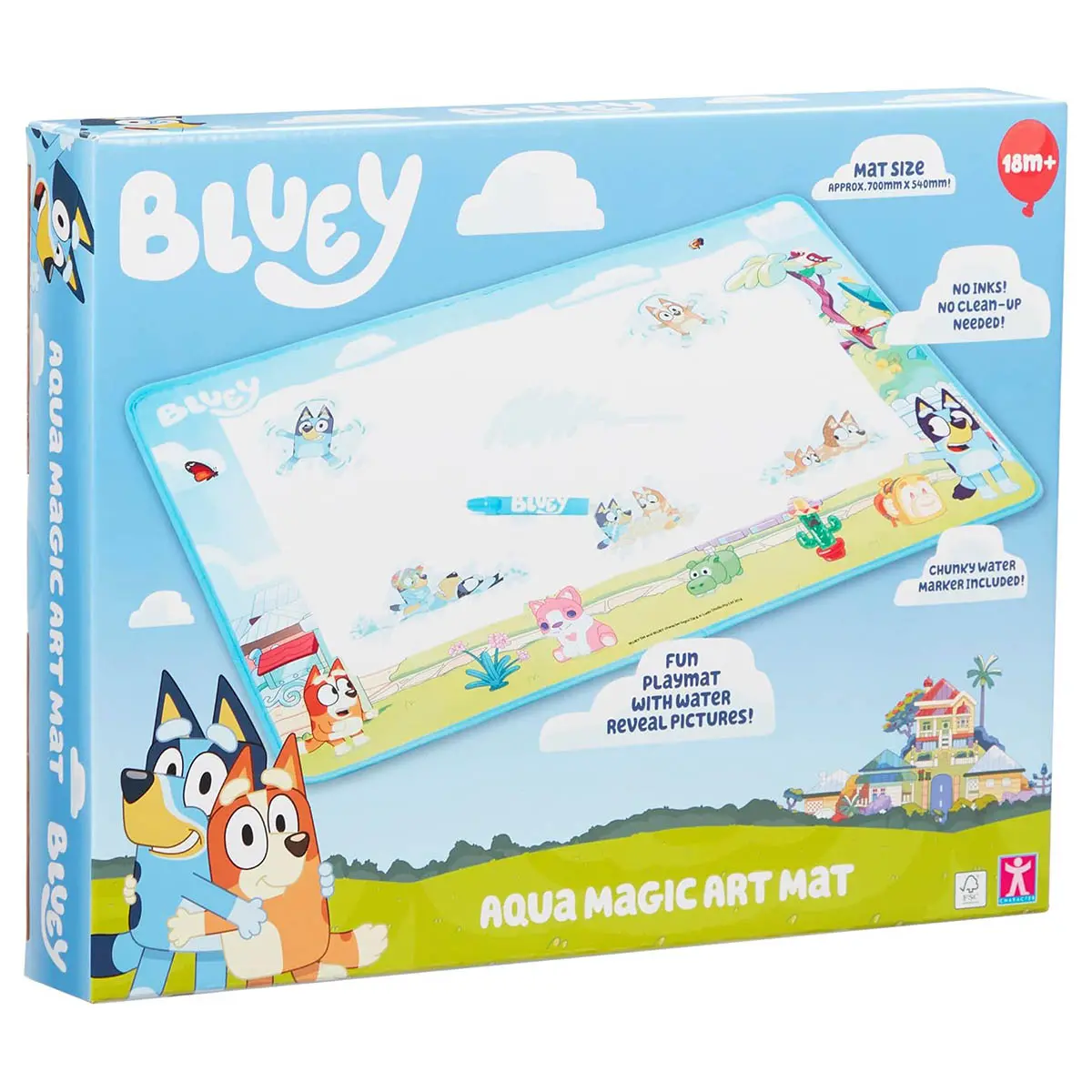 Bluey Aqua Magic Art Mat 1