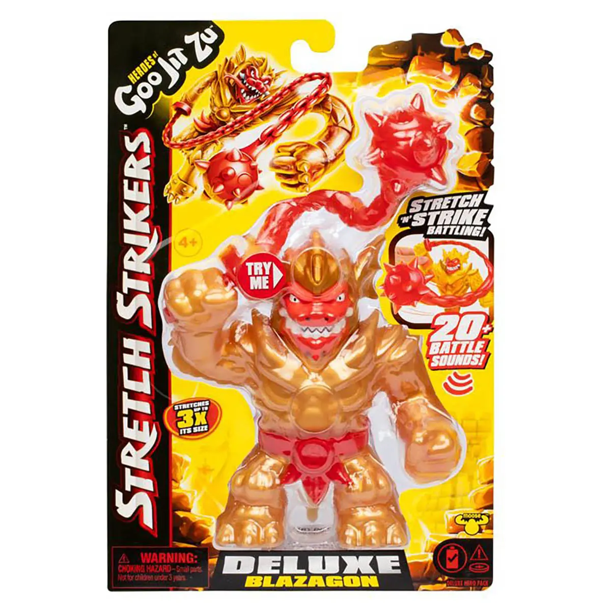Heroes Of Goo Jit Zu Stretch Strikers Deluxe Blazagon Stretch Figure 1