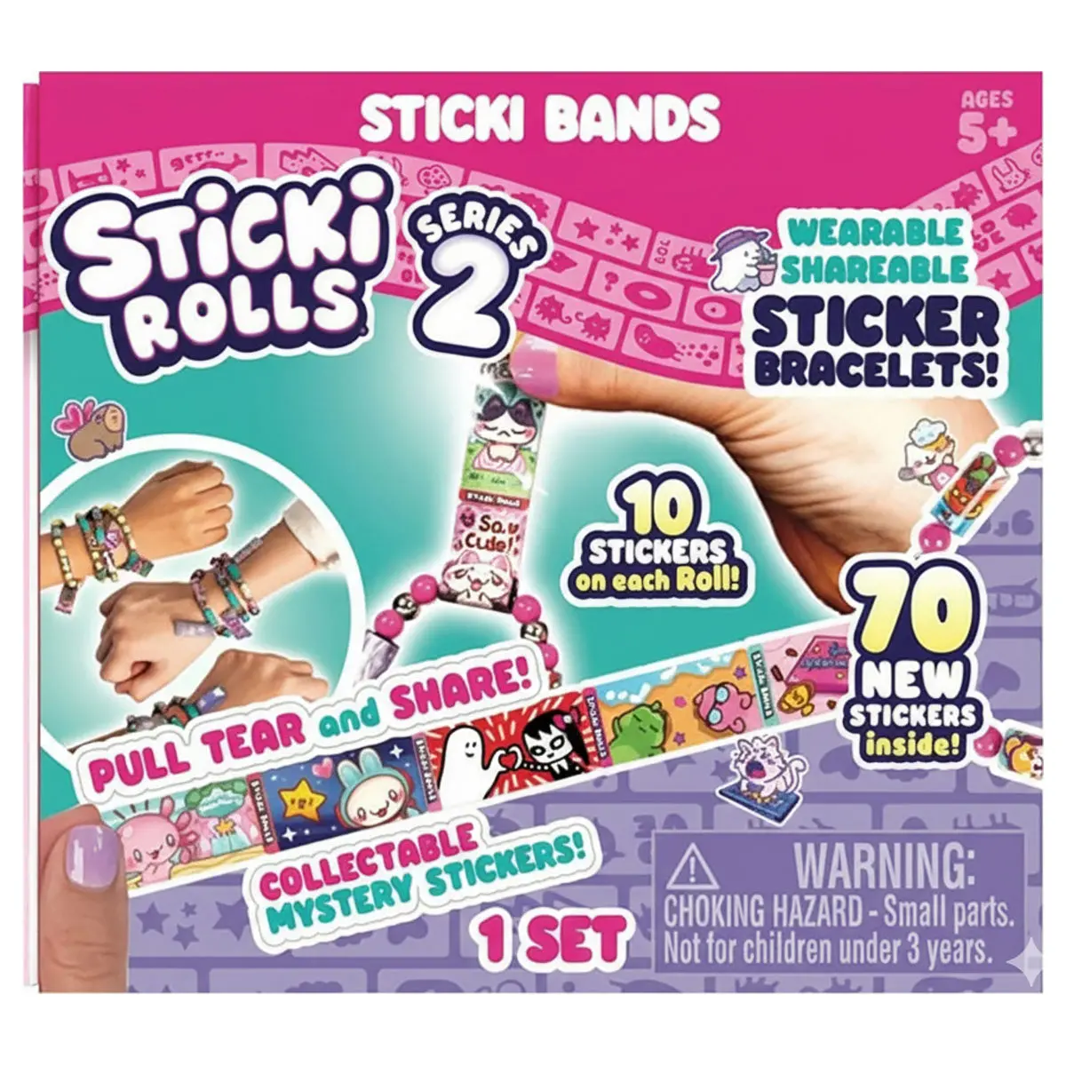 Sticki Rolls Sticki Bracelets Set Series 2 1