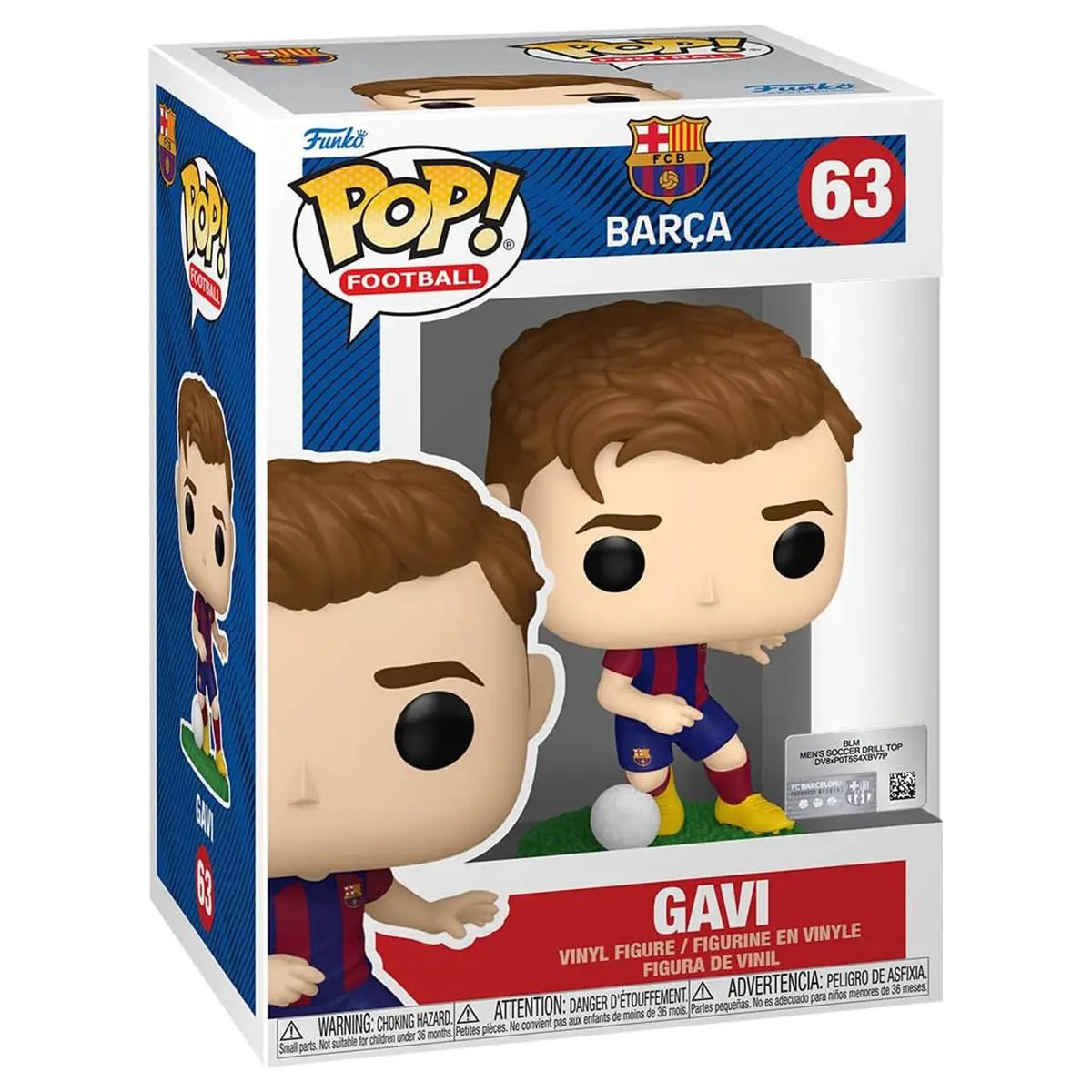 Funko Pop! Football: Barcelona Gavi Vinyl Figure #63 1